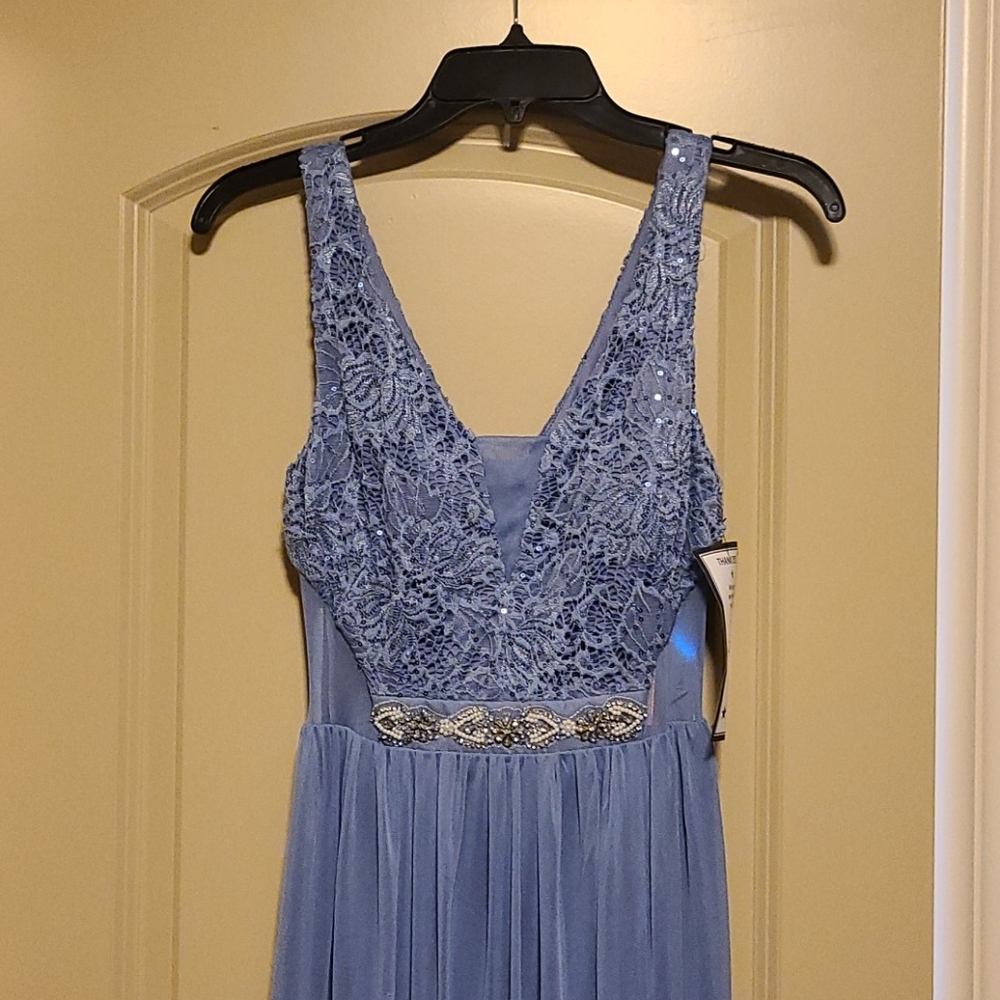 Blue gown